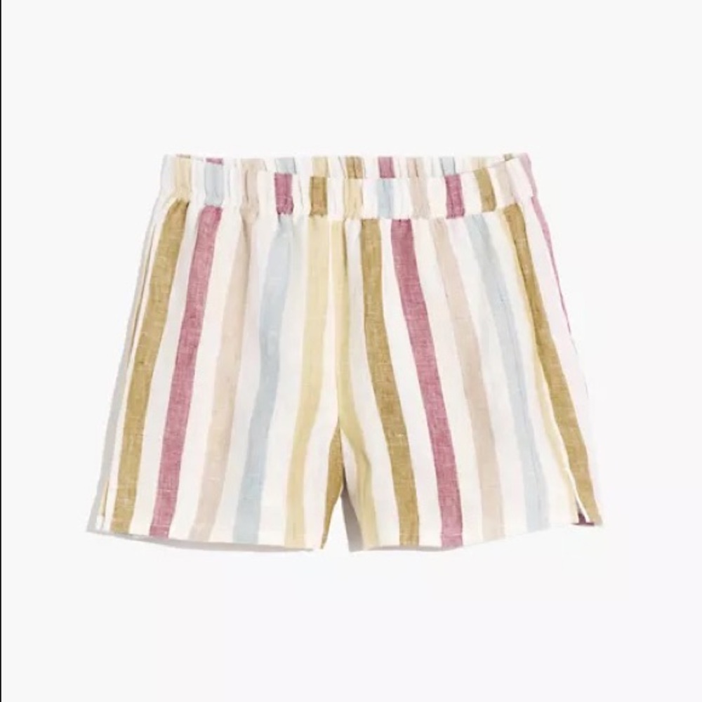 NWT Madewell x Laude the Label Organic Linen Shorts